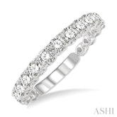 1.00 ctw Round Cut Diamond Wedding Band in 14K White Gold